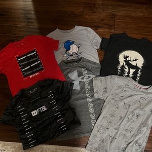 Lot of 6 Boys Size Medium T -Shirts- Lightly used condition!